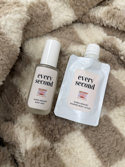 Warm Memory Body Mist + Whipped Body Lotion